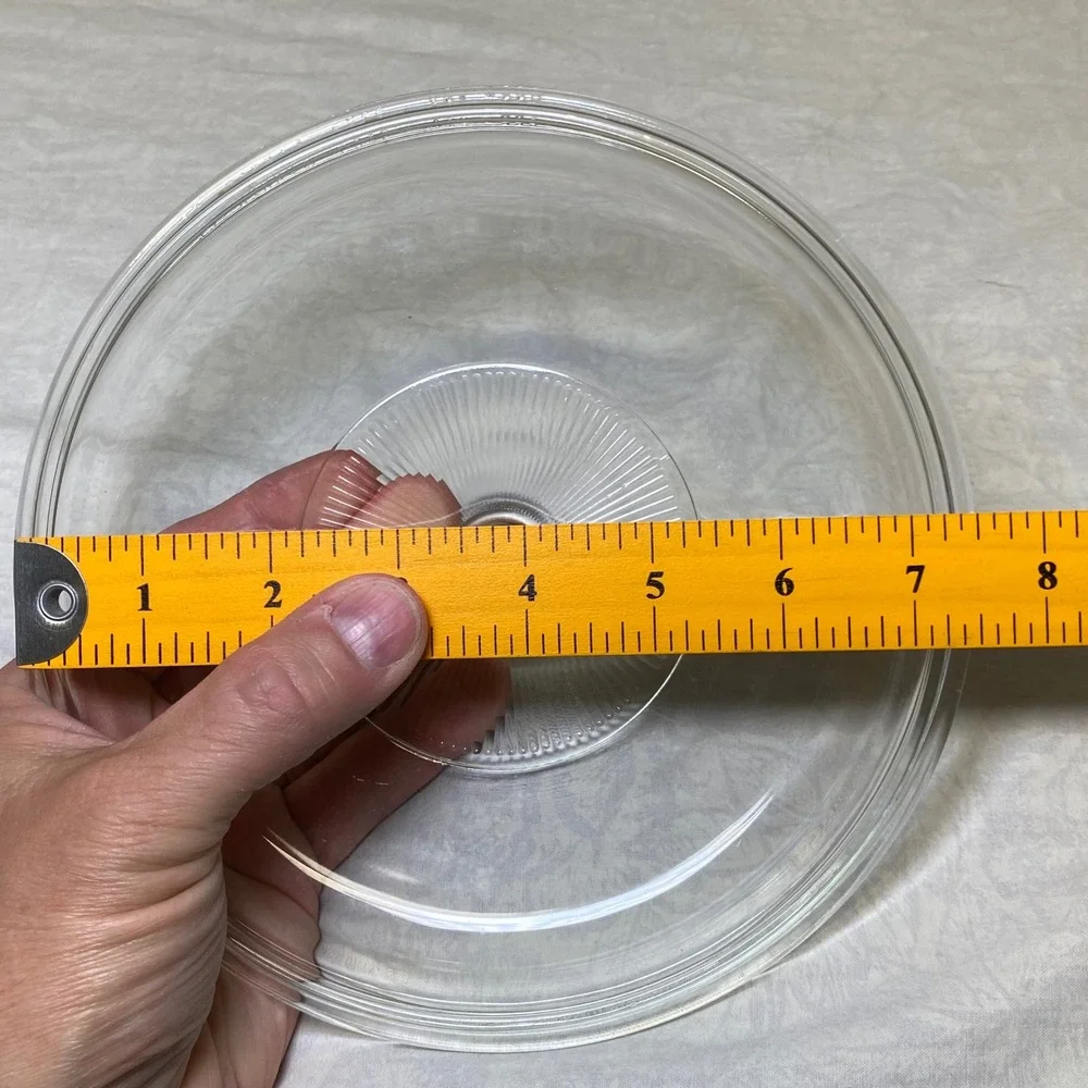 Pyrex 623-C Clear Glass Replacement Lid 8